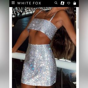 White fox diamond Outfit